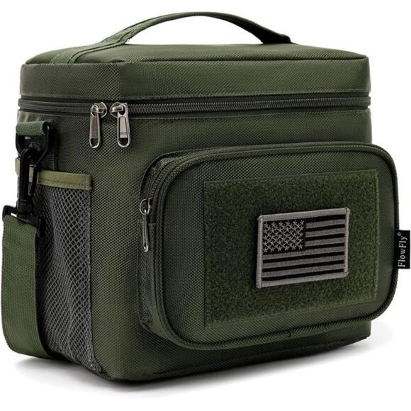 Tactical Lunch Bag Large Insulated Lunch Box Cooler Tote for Men, Women